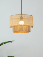 Kobo Wabi-Sabi Hemp Rope Rattan Pendant Light
