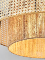 Kobo Wabi-Sabi Hemp Rope Rattan Pendant Light