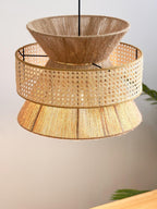 Kobo Wabi-Sabi Hemp Rope Rattan Pendant Light