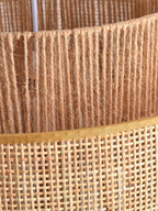 Kobo Wabi-Sabi Hemp Rope Rattan Pendant Light