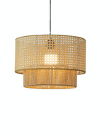 Kobo Wabi-Sabi Hemp Rope Rattan Pendant Light