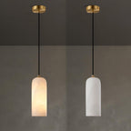 Savana Alabaster Cylinder Pendant Light