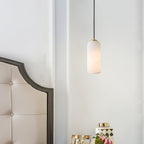 Savana Alabaster Cylinder Pendant Light