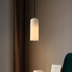 Savana Alabaster Cylinder Pendant Light