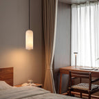 Savana Alabaster Cylinder Pendant Light