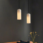 Savana Alabaster Cylinder Pendant Light