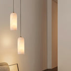 Savana Alabaster Cylinder Pendant Light