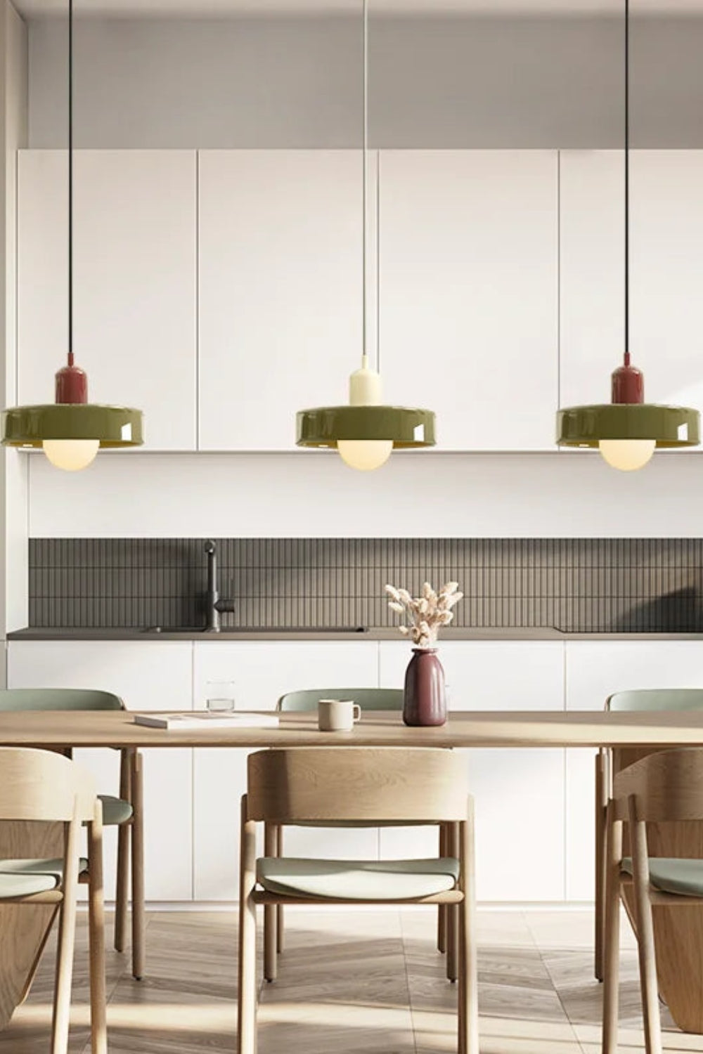 Verona Morandi Disc Glass Pendant Light