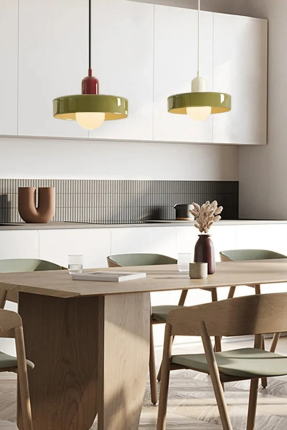 Verona Morandi Disc Glass Pendant Light