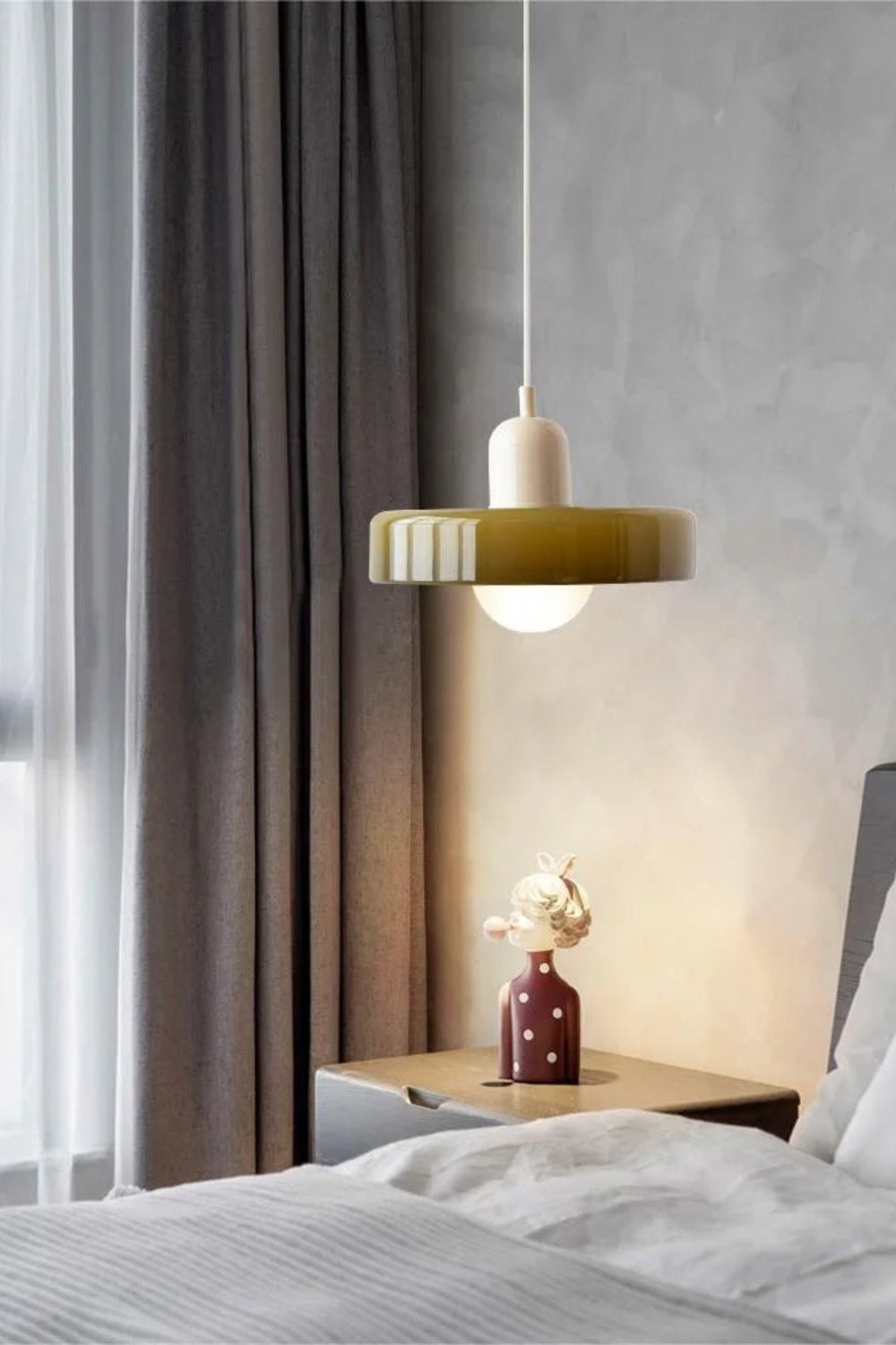 Verona Morandi Disc Glass Pendant Light