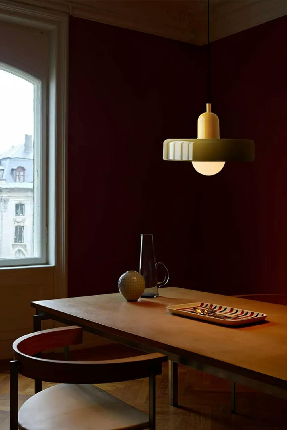 Verona Morandi Disc Glass Pendant Light