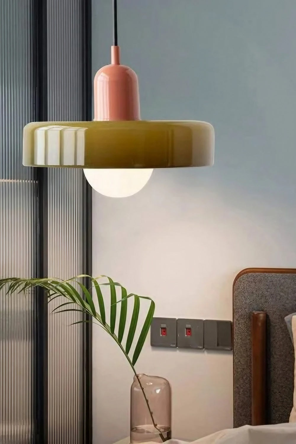 Verona Morandi Disc Glass Pendant Light