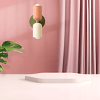 Isolde Capsule Wall Light with Round Backplate