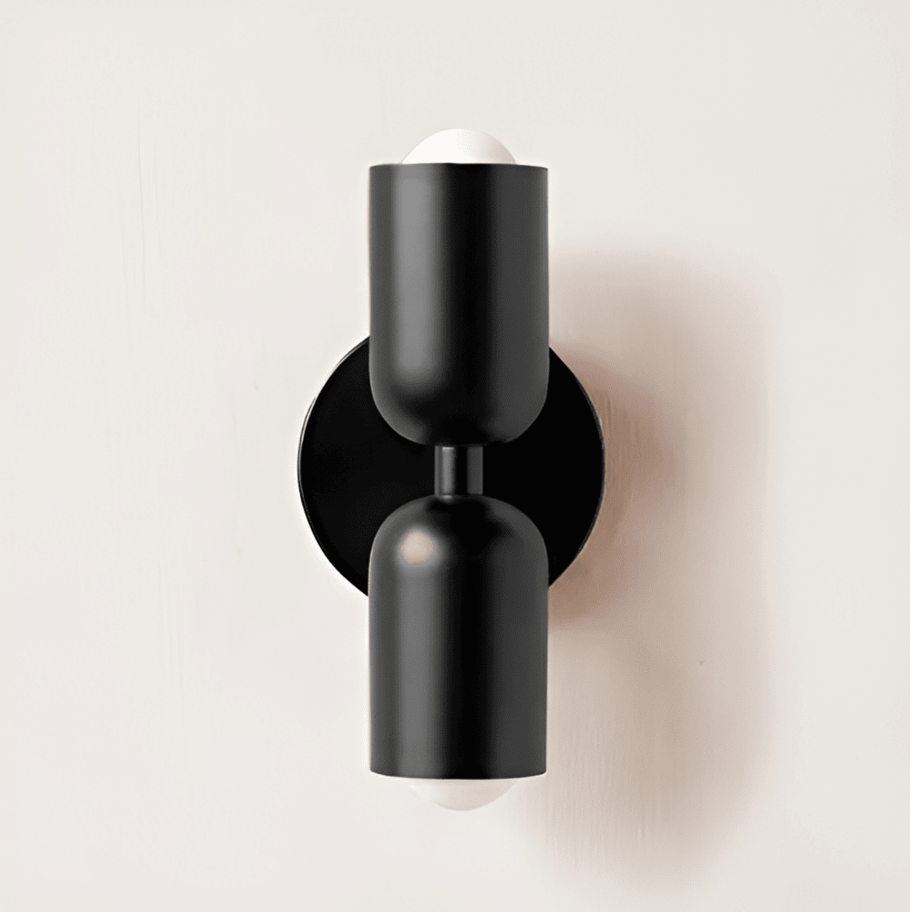 Isolde Capsule Wall Light with Round Backplate