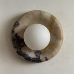 Oro Beige Marble Wall Sconce Light