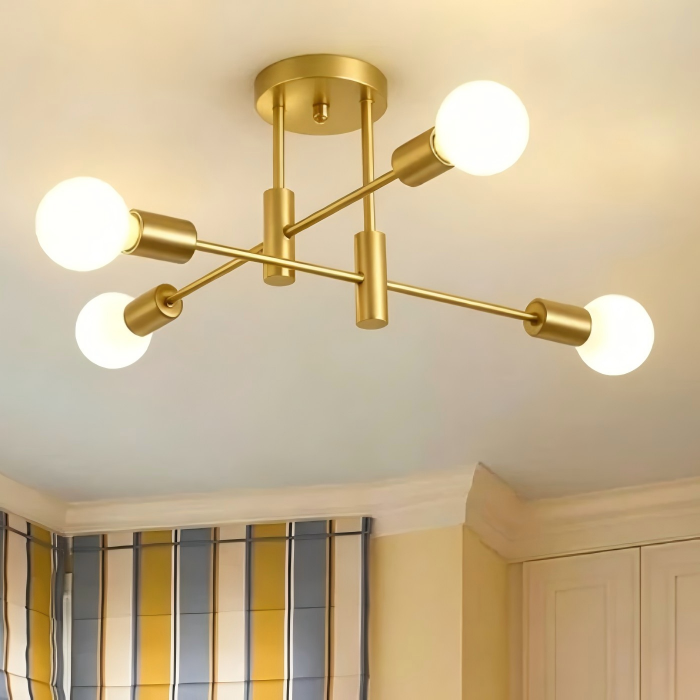 Tira Modern Nordic Black Multi-Light Ceiling Light
