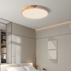 Marlowe Scandinavian Wood Flush Ceiling Light