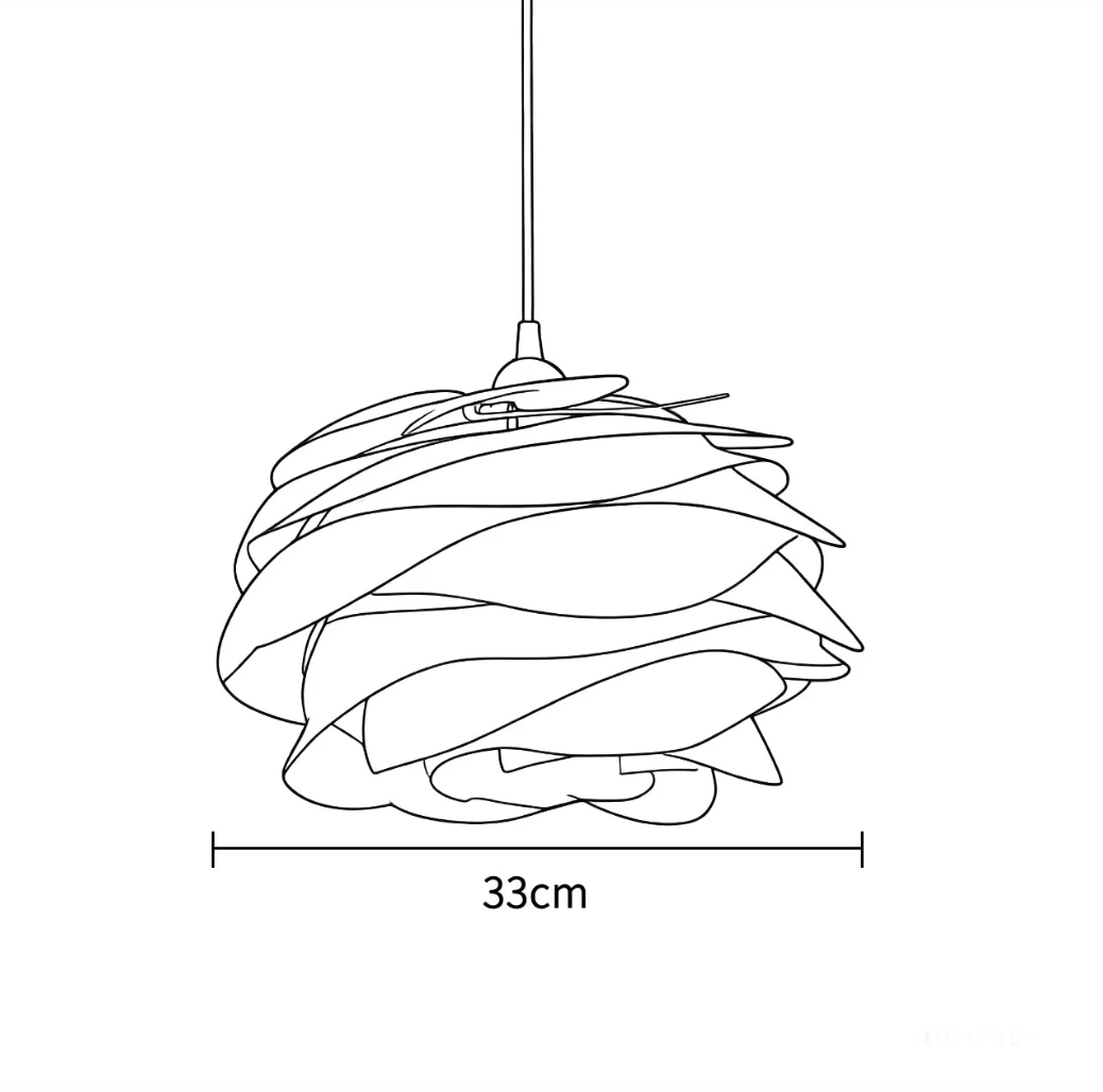 Kana Lotus Bloom Pendant Light