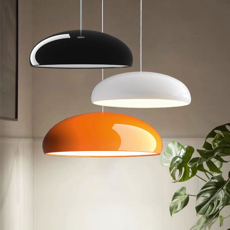 Rosalind Dome Pendant Light with Curved Shade