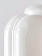 Ella Scallop Milk Glass Flush Mount Light