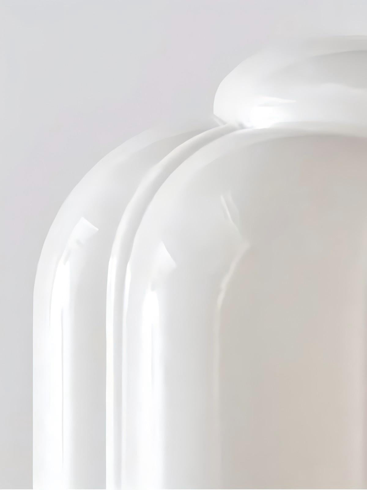 Ella Scallop Milk Glass Flush Mount Light