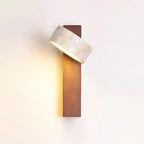 Jora Travertine Wood Wall Light