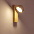 Jora Travertine Wood Wall Light