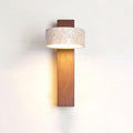 Jora Travertine Wood Wall Light