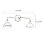 Mila Vintage Retro Wall Sconce Light