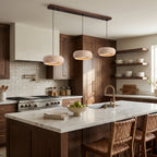 Terra Travertine Drum Pendant Lamp