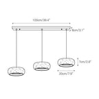 Terra Travertine Drum Pendant Lamp