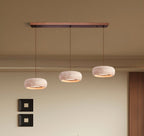Terra Travertine Drum Pendant Lamp