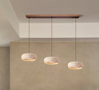 Terra Travertine Drum Pendant Lamp