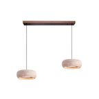 Terra Travertine Drum Pendant Lamp