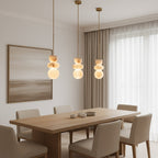 Savana Alabaster Totem Pendant Lamp