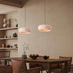 Terra Travertine Drum Pendant Lamp