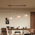 Terra Travertine Drum Pendant Lamp
