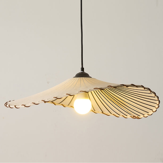 Maru Lotus Leaf Fabric Pendant Ceiling Lamp