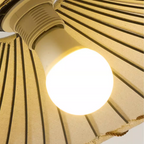 Maru Lotus Leaf Fabric Pendant Ceiling Lamp