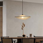 Maru Lotus Leaf Fabric Pendant Ceiling Lamp