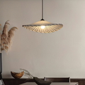Maru Lotus Leaf Fabric Pendant Ceiling Lamp