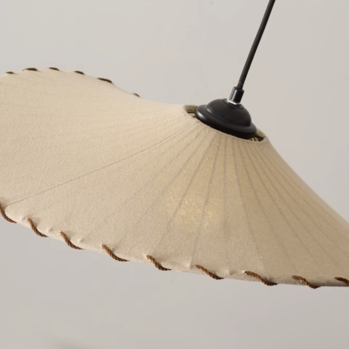 Maru Lotus Leaf Fabric Pendant Ceiling Lamp