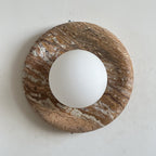 Oro Beige Marble Wall Sconce Light
