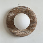 Oro Beige Marble Wall Sconce Light