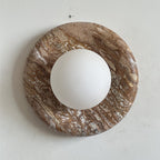 Oro Beige Marble Wall Sconce Light
