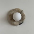 Oro Beige Marble Wall Sconce Light