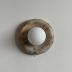 Oro Beige Marble Wall Sconce Light