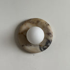 Oro Beige Marble Wall Sconce Light
