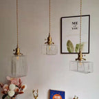 Onda Traditional Ripple Glass Pendant Light