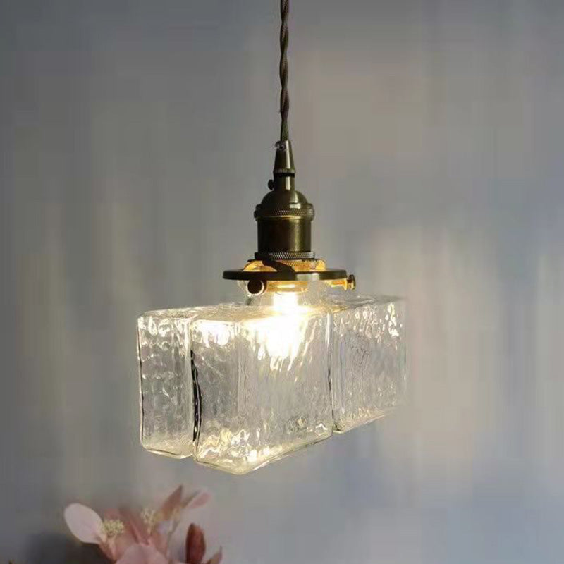 Onda Traditional Ripple Glass Pendant Light